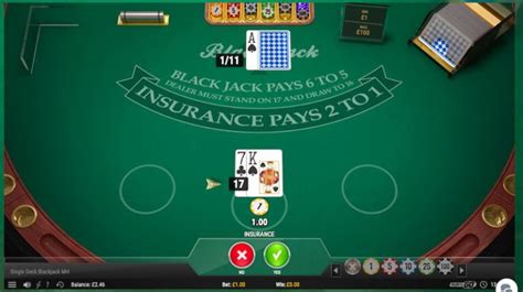 blackjack dealer insurance